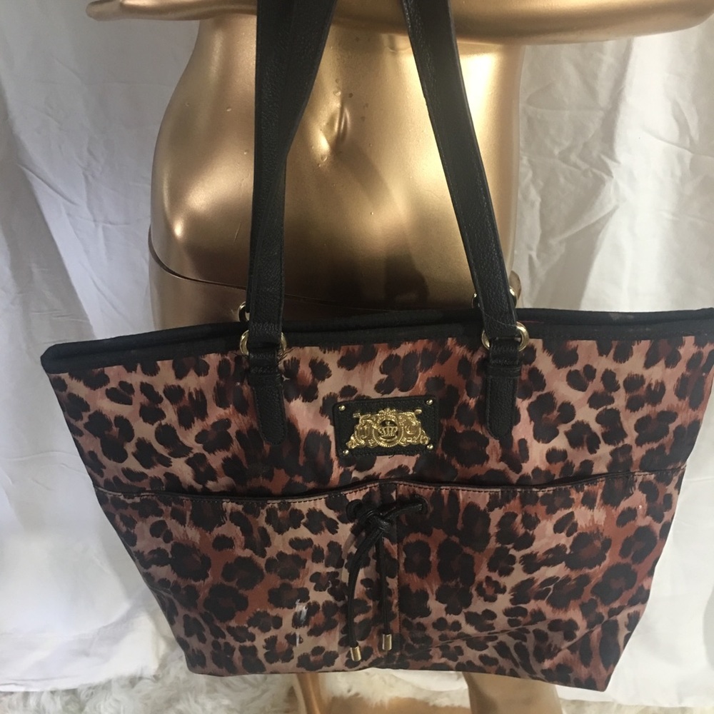 Juicy Couture leopard print bag